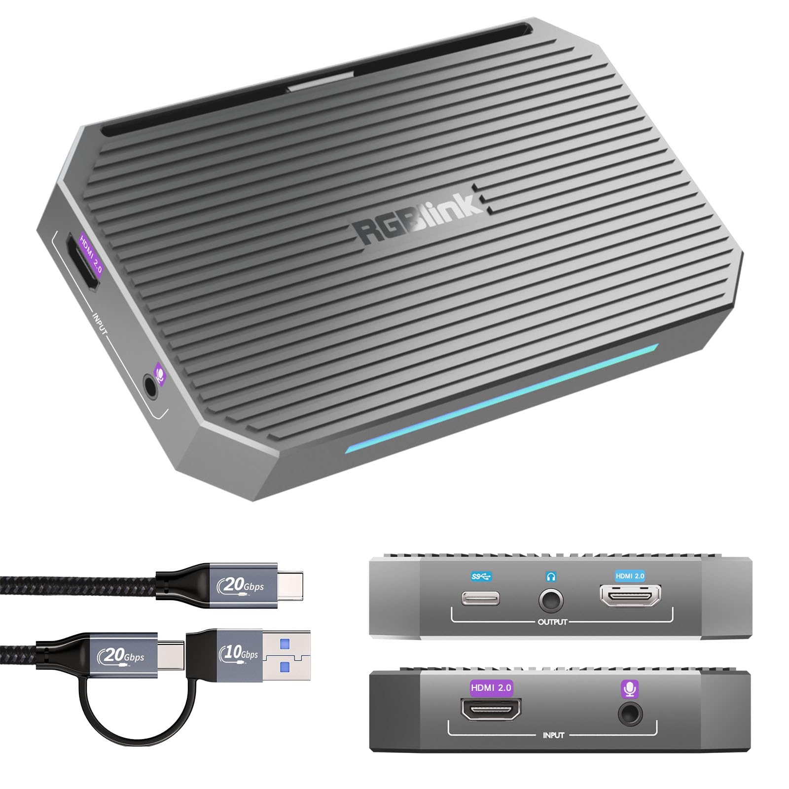 Amazon.com: Game Capture Card 4K60 HDMI 2.0 & USB 3.1 Video