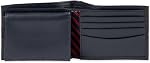 Tommy Hilfiger Men's Leather Wallet – Slim Bifold with 6 Credit Card Pockets and Removable Id Window