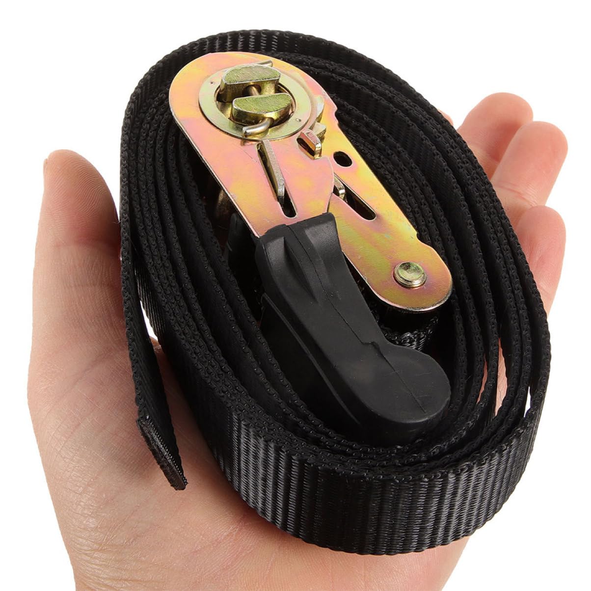 3pièces Sangle à Cliquet Robuste pour Transport Sécurisé De Marchandises Sangles De Fixation Ajustables pour Camions Et Usage Domestique