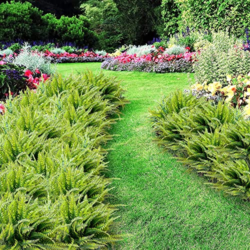 Aumveyi 40 Pcs Artificial Boston Fern Plants Bushes Outdoor Fake Flowers Bulk Greenery Uv Resistant Faux Plastic Foliage Large Bundle For Home Window Box Front Porch Patio Pathway Arrangement Décor #TOP4