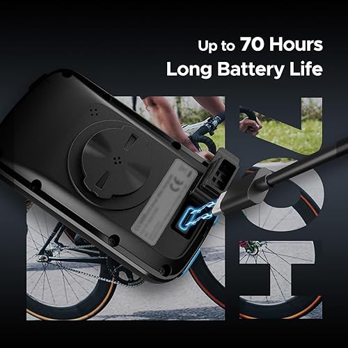 Miniatura 3 de GEOID CC500 Bike Computer GPS, velocímetro inalámbrico para bicicleta, ANT+ Bluetooth 2.5 pulgadas Bicicleta, IPX6 impermeable ciclismo computadora