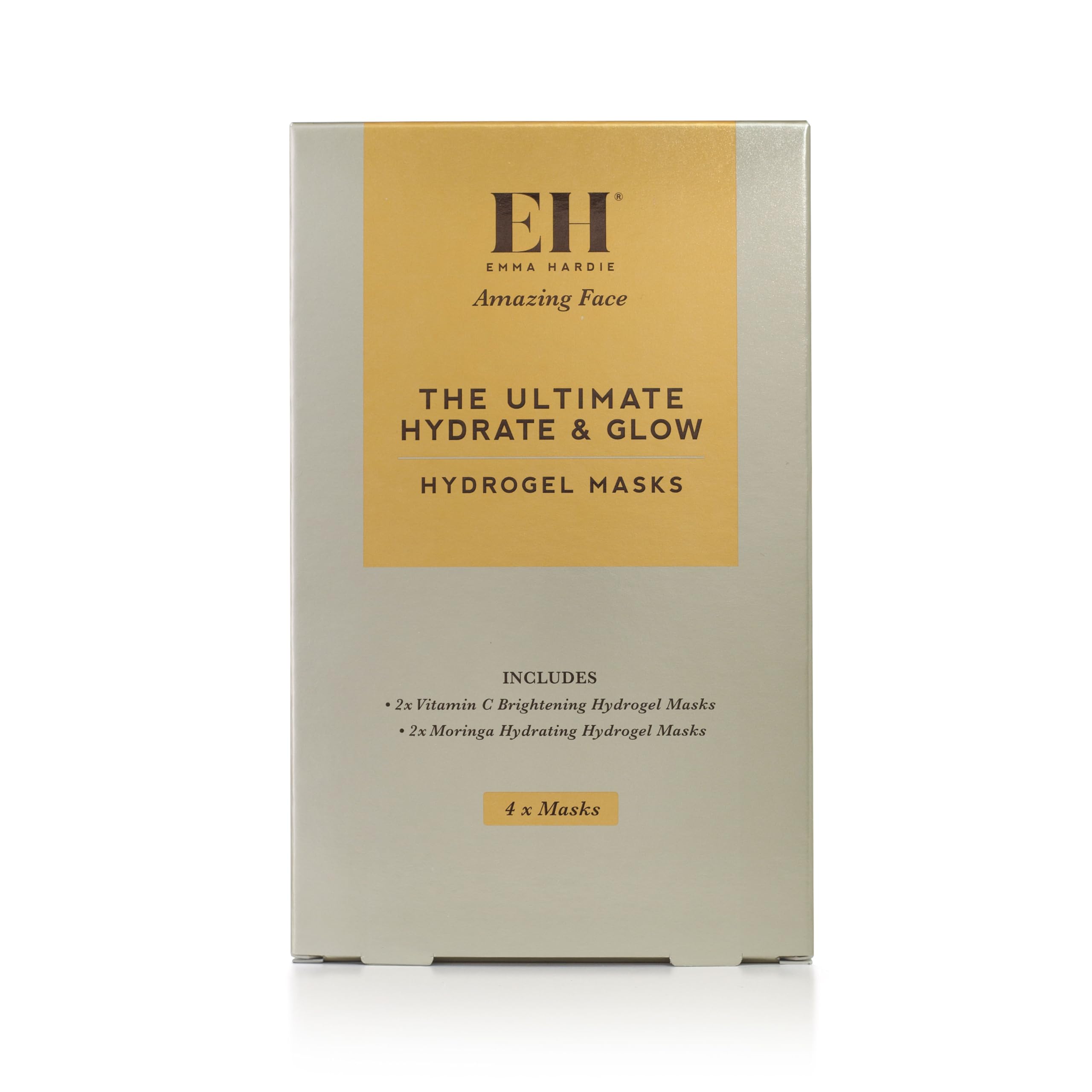 Emma Hardie Moringa Hydrating Hydrogel Mask - Vitamin C Brightening Hydrogel Mask - White