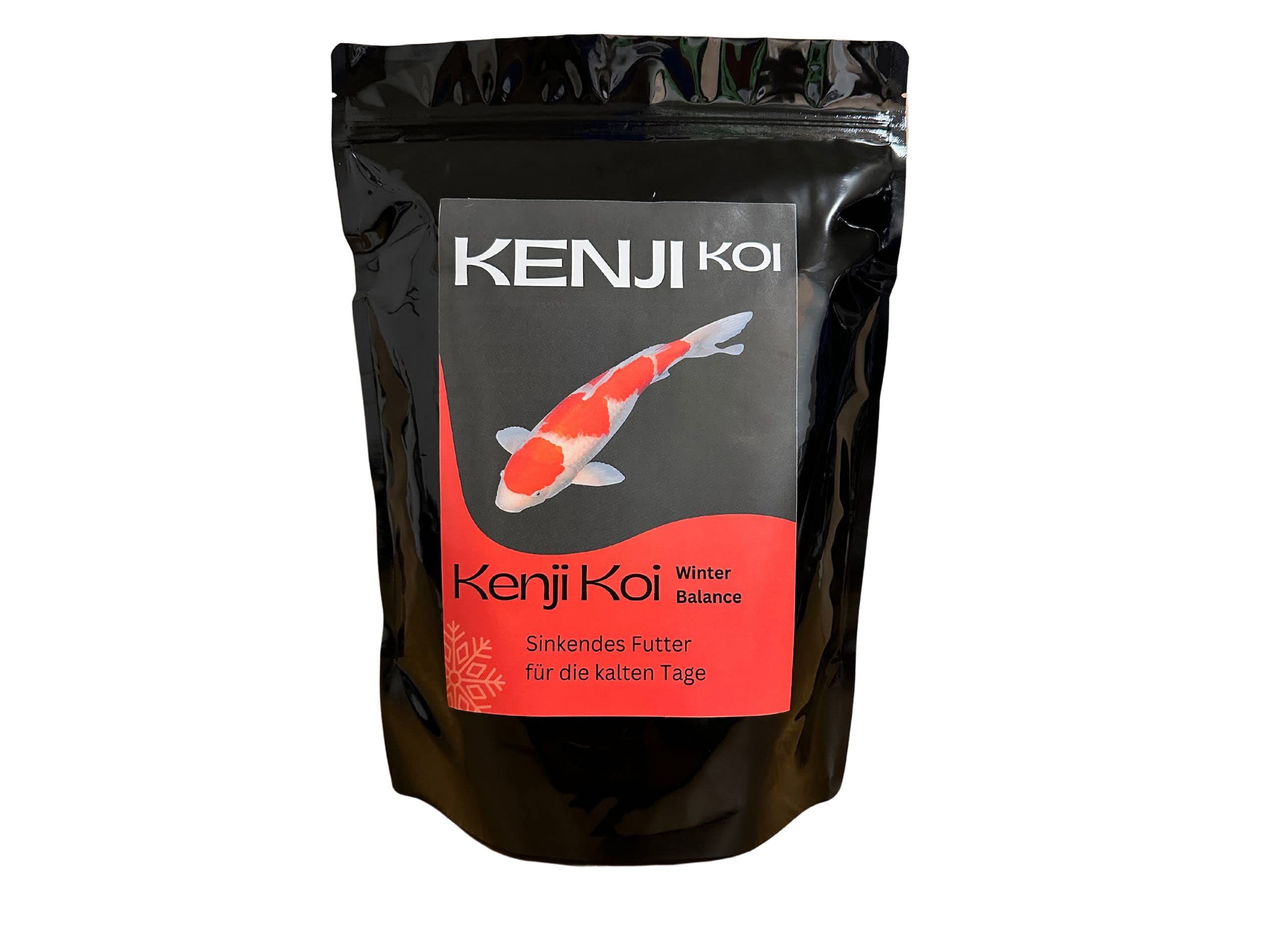 Winter Balance 2,5 kg 6 mm – Comida koi de invierno – Comida koi para primavera, otoño, invierno | KENJI KOI Winterfutter - hundimiento para peces | Reutilizable