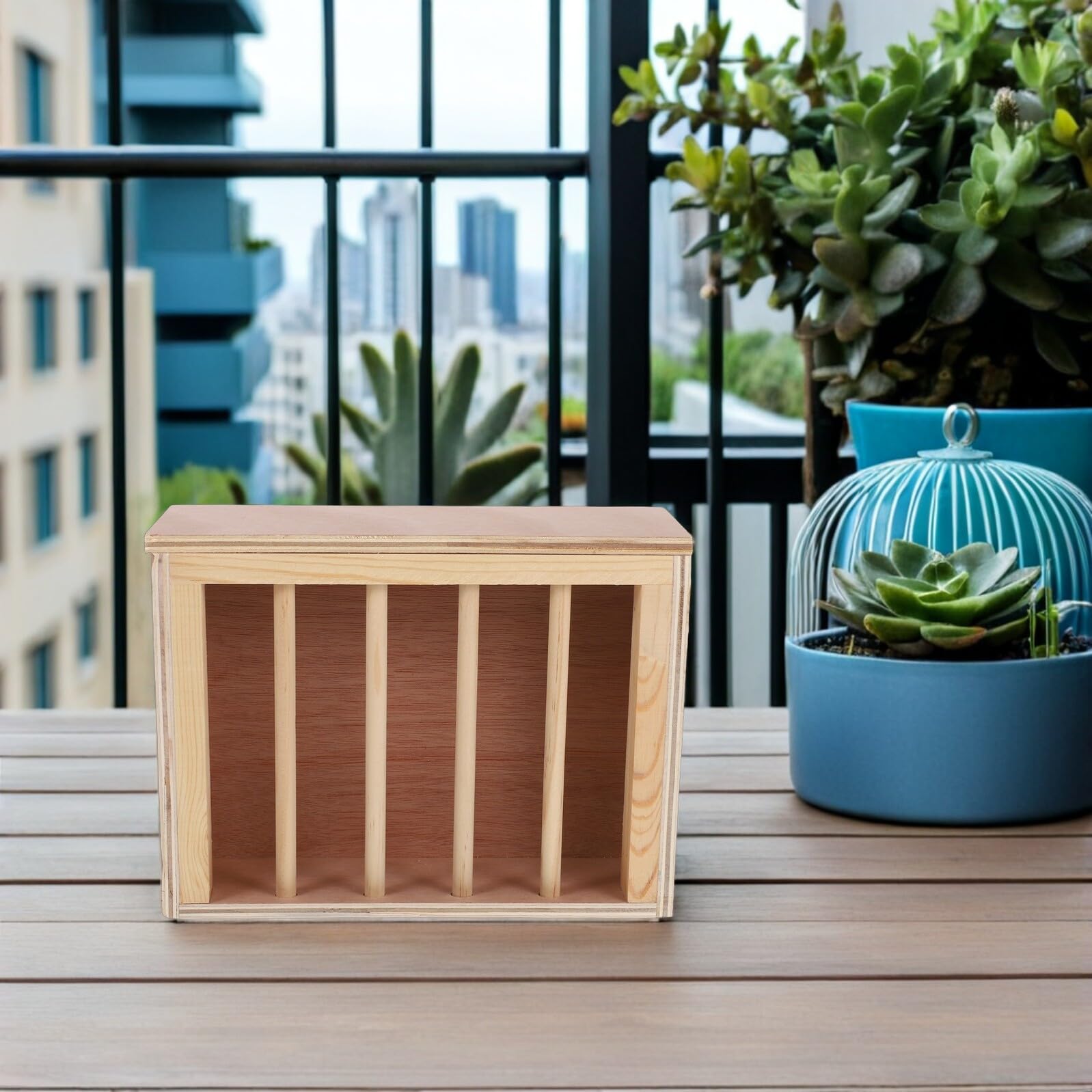 Toyvian Râtelier à Foin pour Lapins Mangeoire à Foin pour Cage pour Petits Animaux Chinchillas Cochons Bois pour Animaux De Compagnie