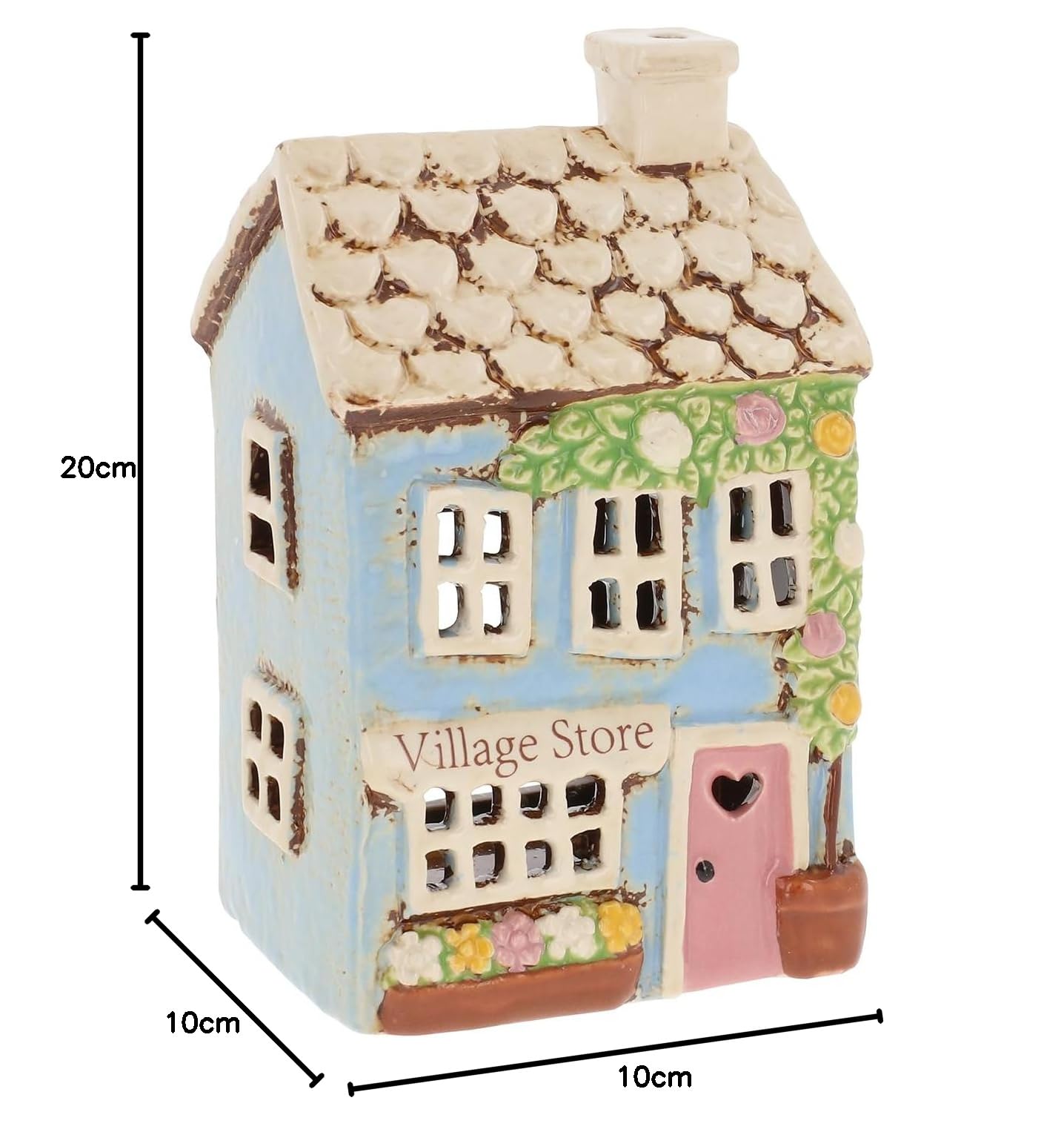 Shudehill Giftware Village Pottery Shops and Cafe Tealight Houses - Fruttivendoli, sale da tè, fiorista e altro (negozio di villaggi)