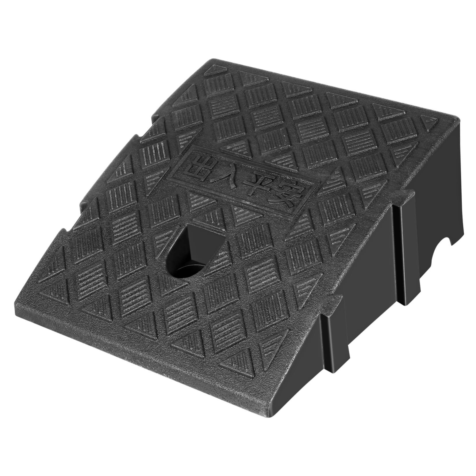 Cabilock Portable Slope Ramp Mat Outdoor Threshold Ramp Anti-Slip Plastic for Wheelchair