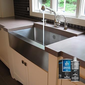 Surecrete XS-327 Concrete Countertop Sealer Matte Finish Food Safe Water Based (100 ft2) 1 Quart