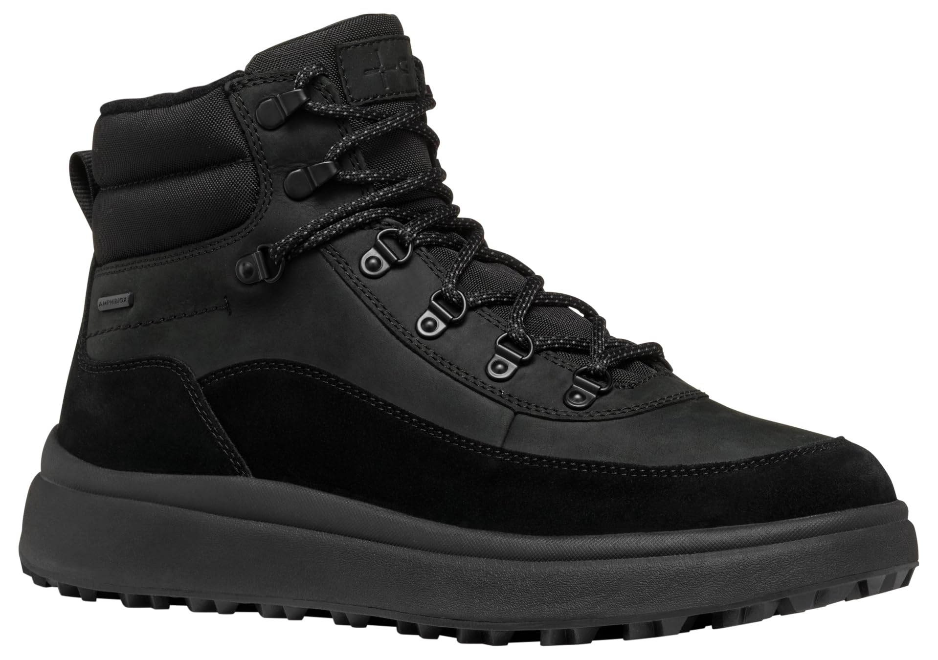 Geox Men's U Granito + Grip B A Ankle Boot, Black, 10.5 UK