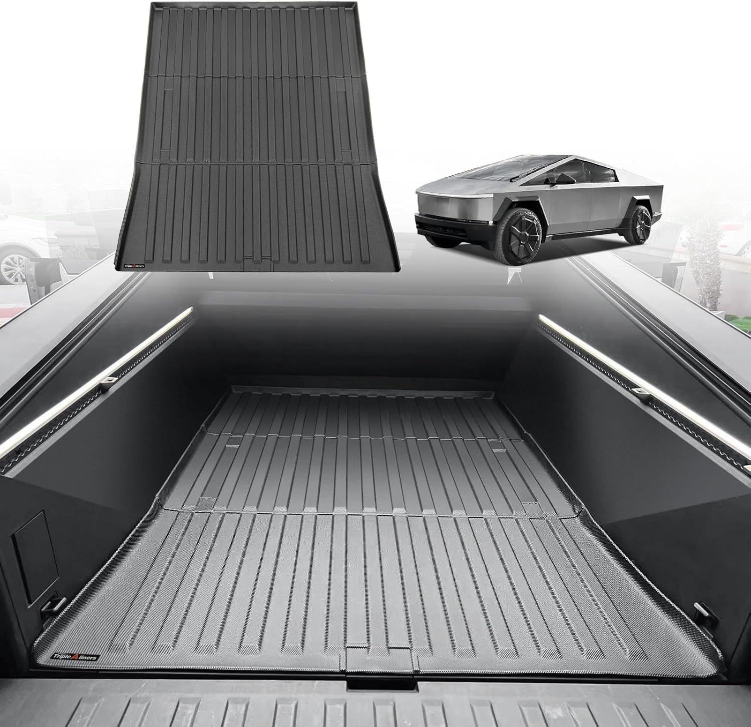 TripleAliners Trunk Mat All Weather Liners Compatible With 2025 Nissan Kicks