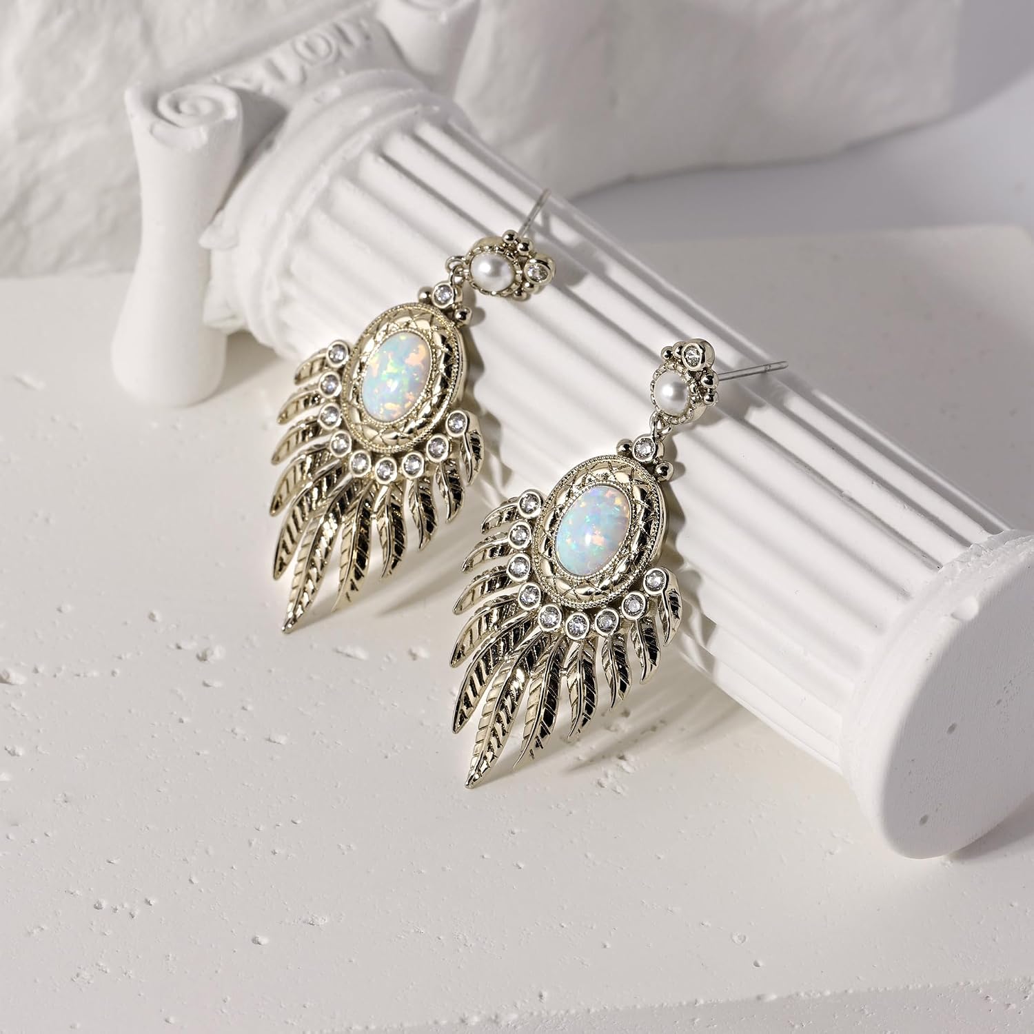 NONNYL Gifts for Wife Jewelry - Pearl Jewelry Earrings for Women, Birthday Jewelry for Girlfriend, Valentine's Day for Wife, Mother's Day for Mom Grandma N8052