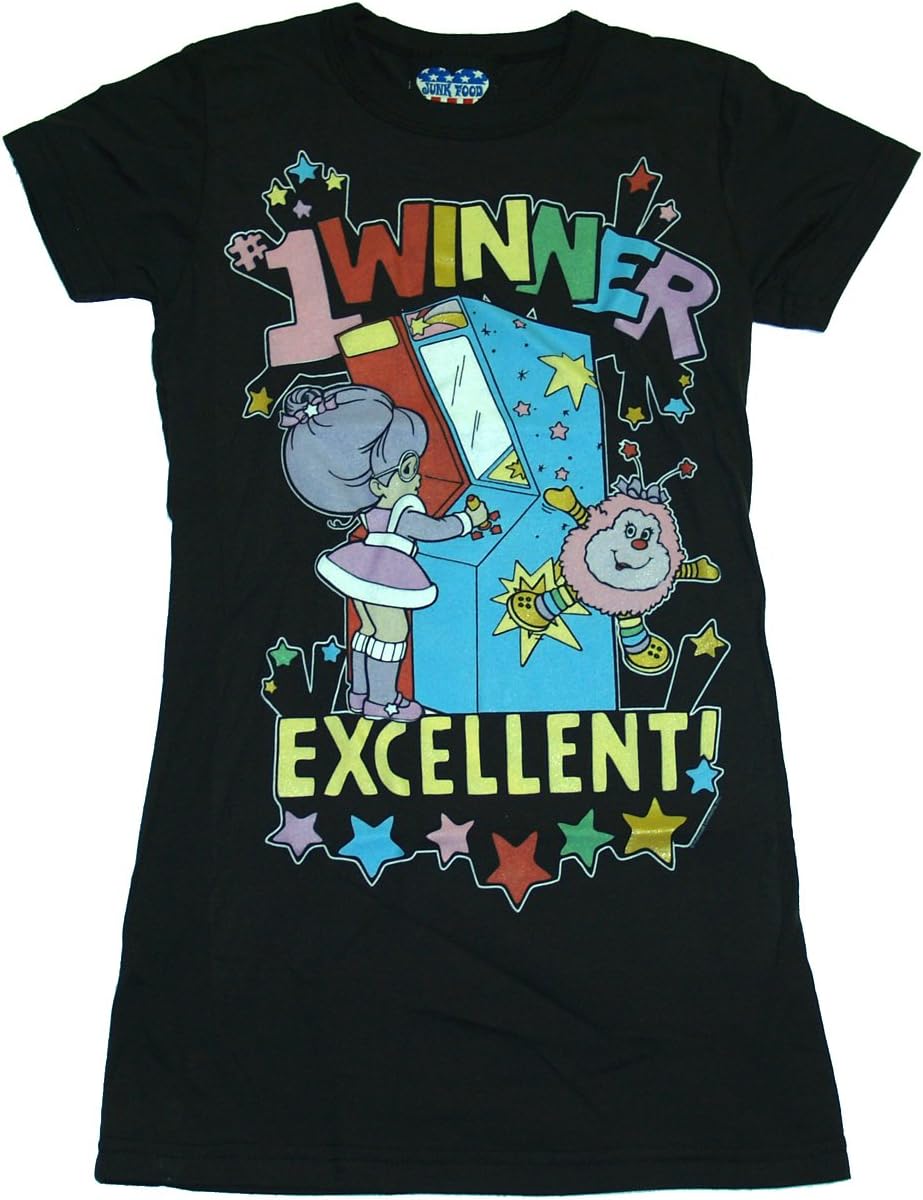 Rainbow Brite Number One Winner Junk Food Juniors Soft T-Shirt Tee