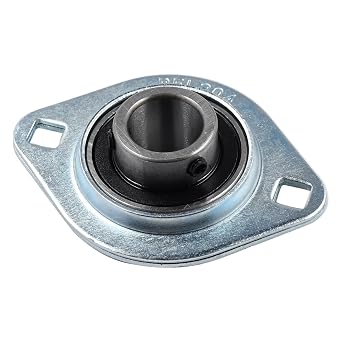 3/4" Pressed Steel Flange Bearing Two Bolt Mounted SBPFL204-12 SBSFL204-12 Compatible with Dump Truck Tarp Systems