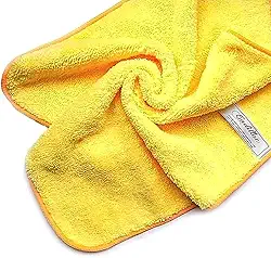 Flanela de Microfibra Amarela 40x40cm Cadillac