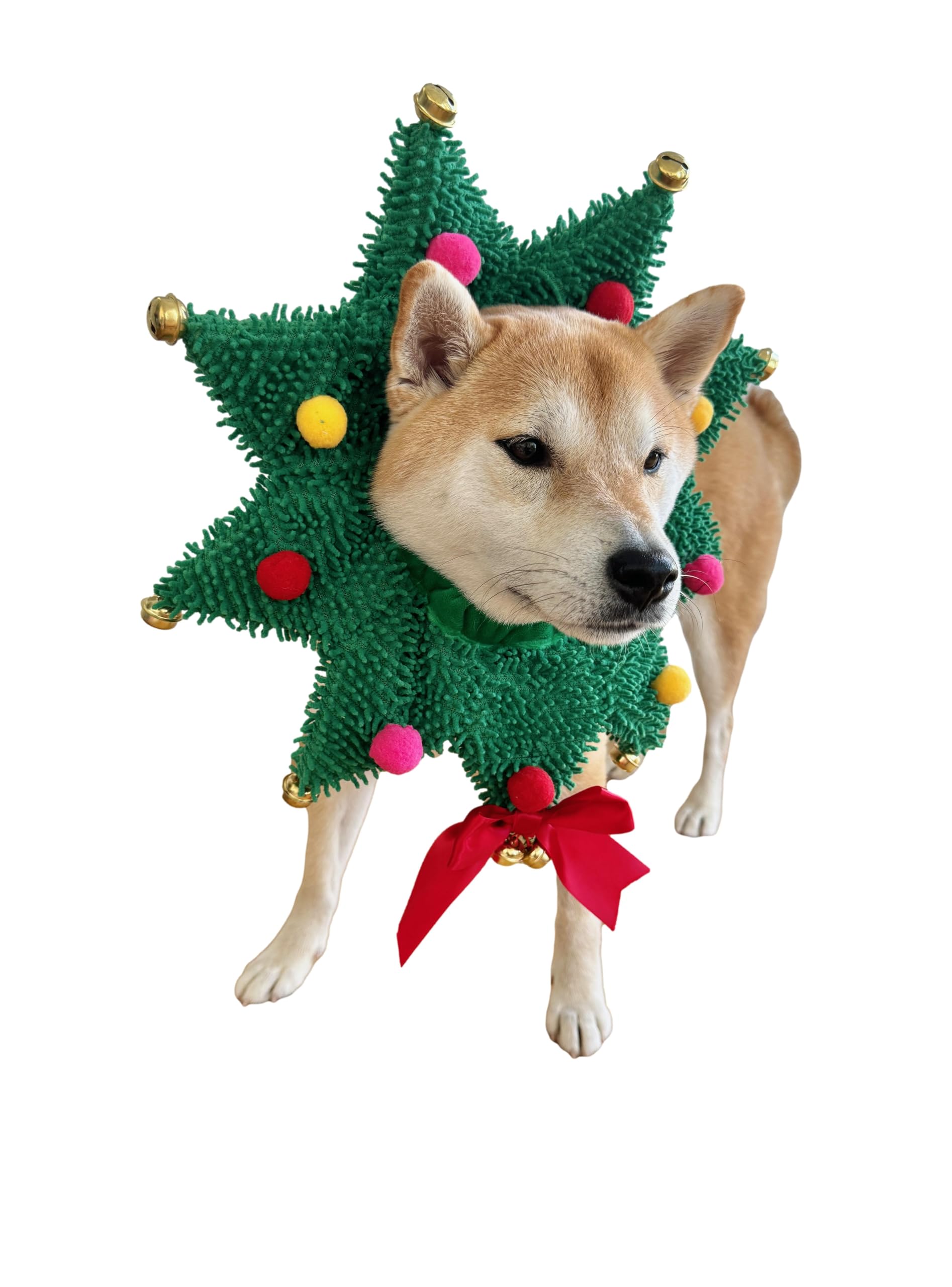 Amazon.com : ComfyCamper Christmas Wreath Neck Scrunchie Dog
