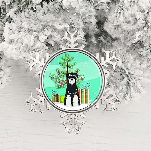 Miniatura 6 de Adorno de Navidad CSX Train-Highland NY-Holiday Adorno de Navidad de copo de nieve de metal, adorno de Navidad