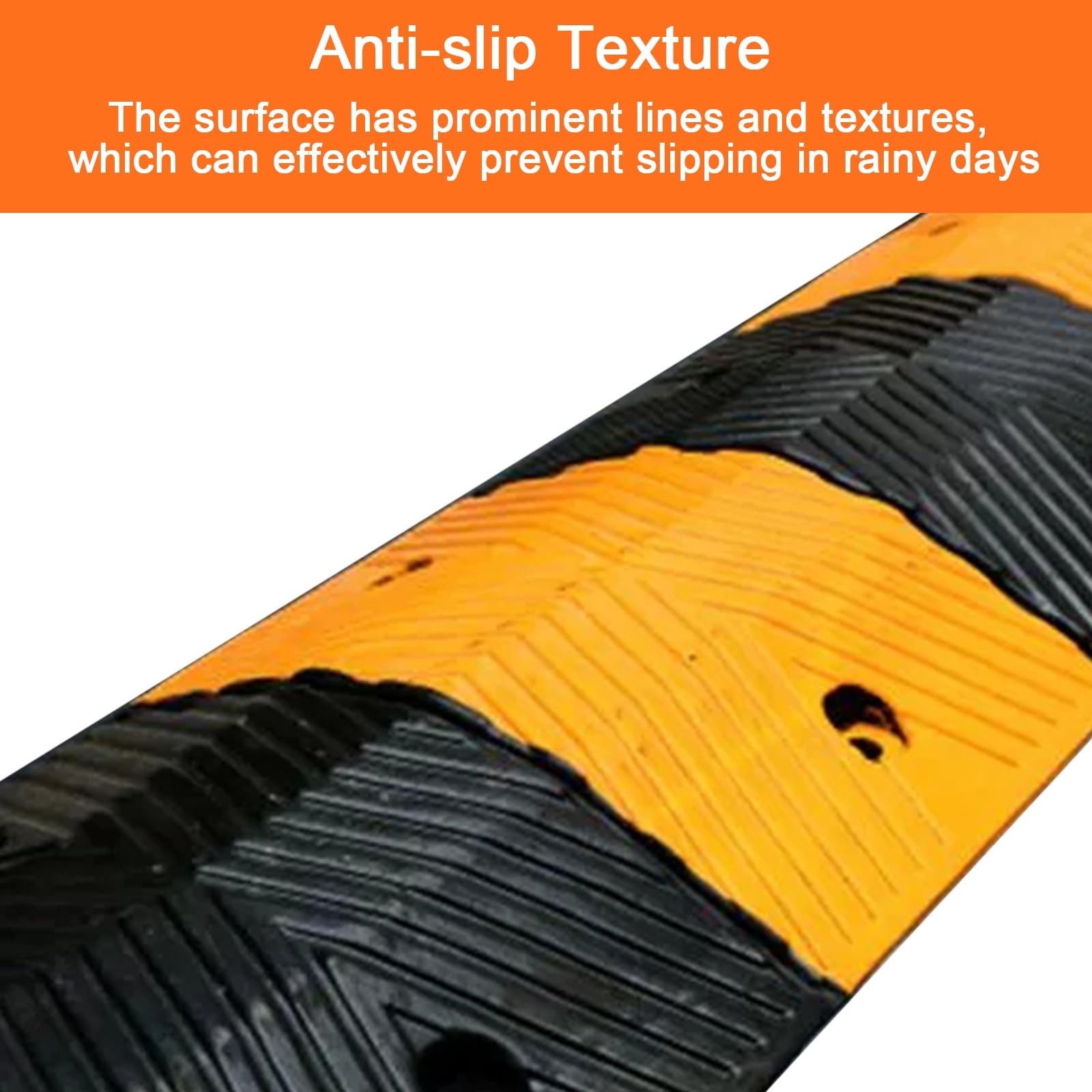 Canaleta Cables Suelo, Pasacables de Suelos, Diseño a Juego en Negro y Amarillo, Capacidad de 15 T, Adecuada para Garaje/carretera