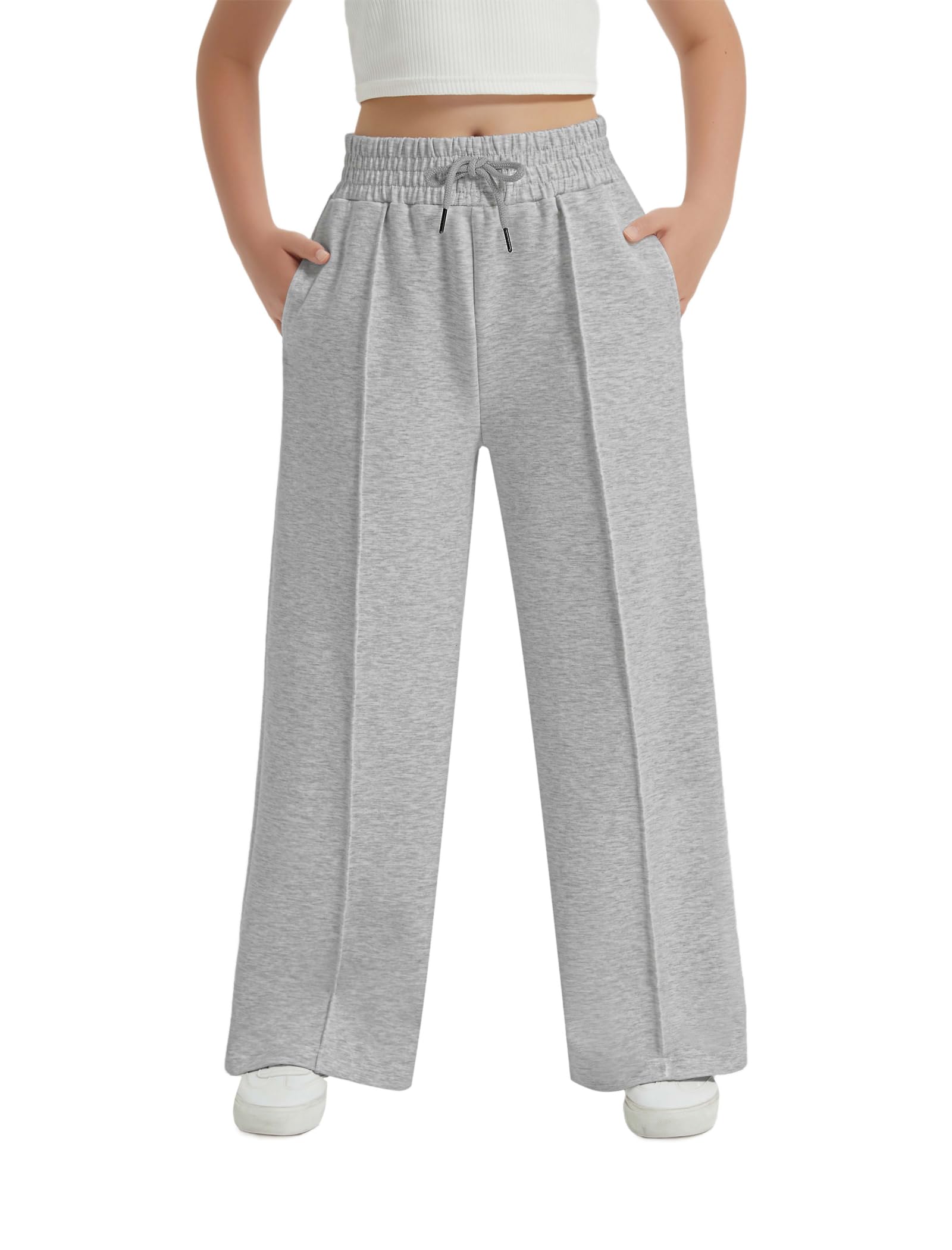 Pantalon de survêtement large filles 6-14 ans EXARUS à cordon - 7