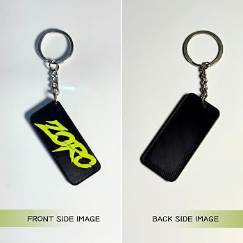 Myprus Roronoa Zoro Keychain – Anime One Piece Key Ring | Cool