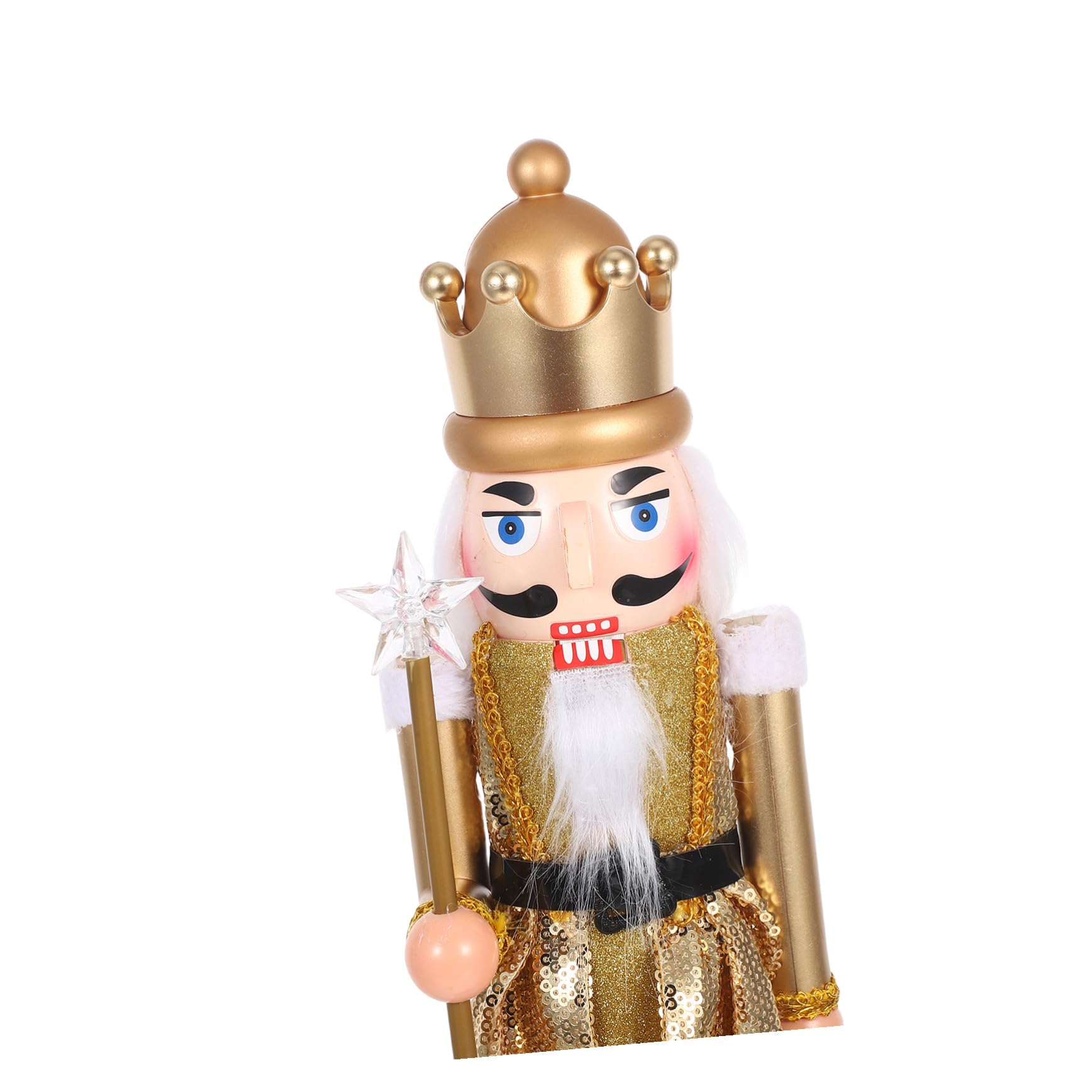 Ipetboom Statuetta di Schiaccianoci di Natale Soldato Decorazione Natalizia Ornamento Forma di Schiaccianoci Centrotavola da Tavolo per Feste di Natale e Festival