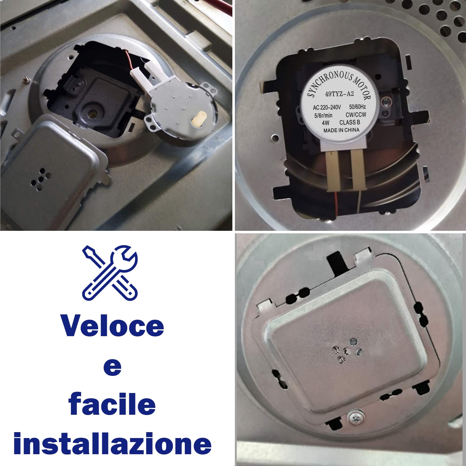 2 Motori Sincroni TYJ50-8A7 Per Forni A Microonde - Ricambio Affidabile - Foto 6