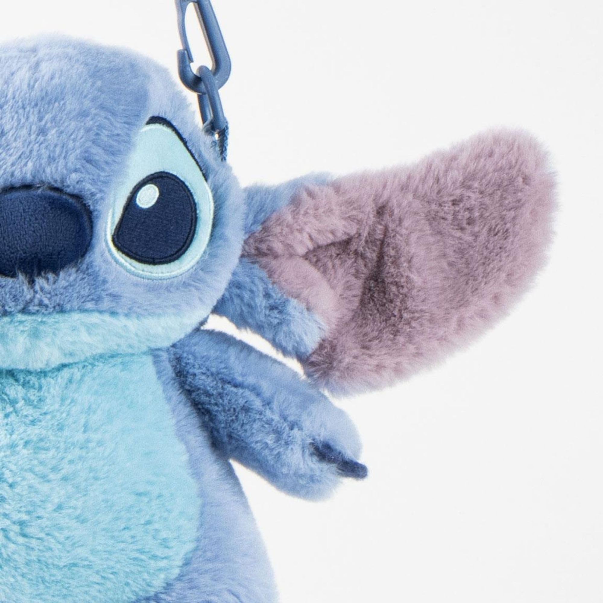 Sac Peluche Stitch Original, Doux et Rembourré, Design 3D, Accessoire Idéal pour Adolescents et Fans de Disney