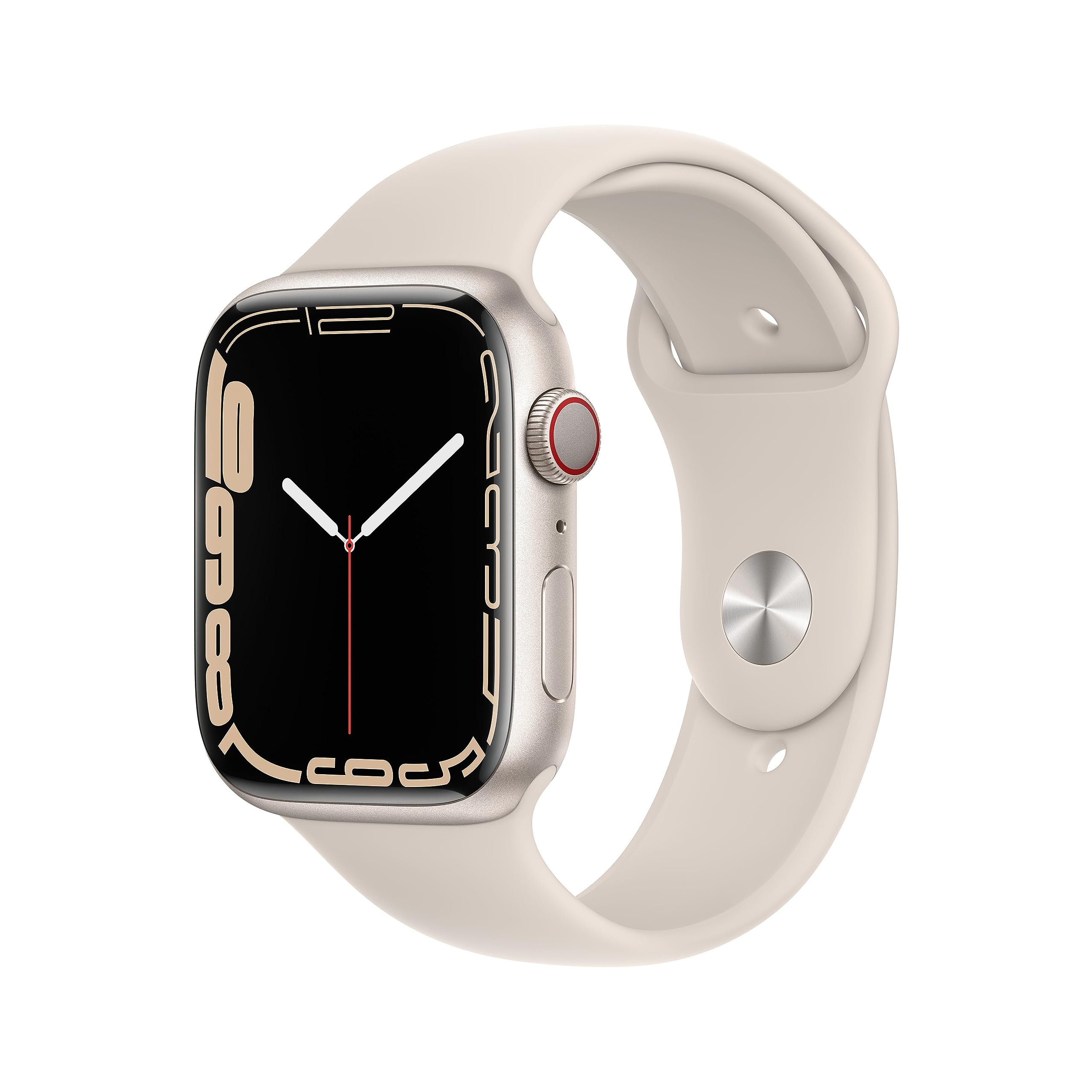 Apple Watch Series 7 (GPS, 41mm) Reloj Inteligente con Caja de Aluminio en Blanco Estrella - Correa Deportiva Blanco Estrella - Talla única. Monitor de entreno, Resistencia alagua — view 4
