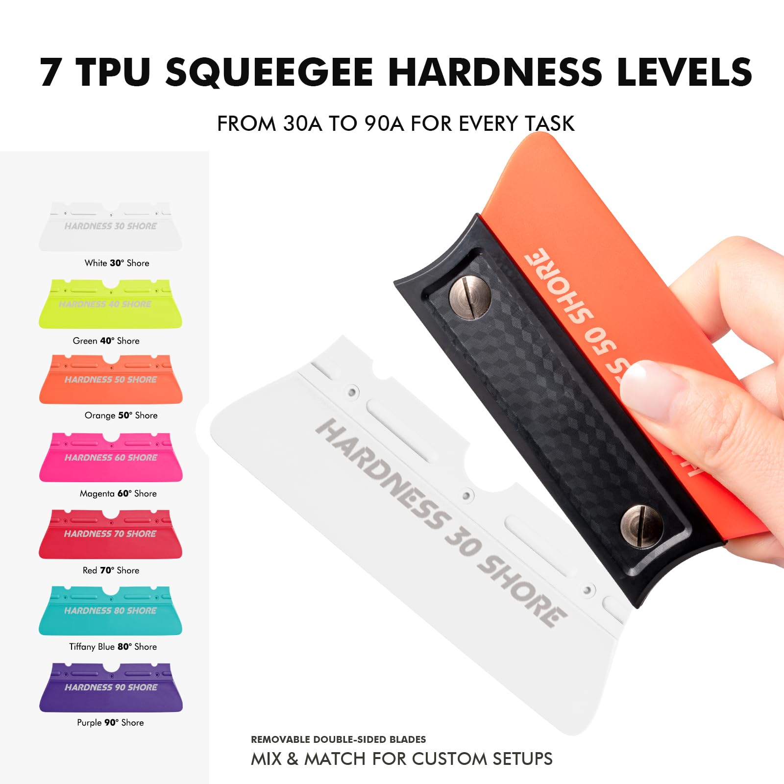 Amazon.com: FOSHIO 4-Pack Magnetic Vinyl Wrap Squeegee Kit, 7