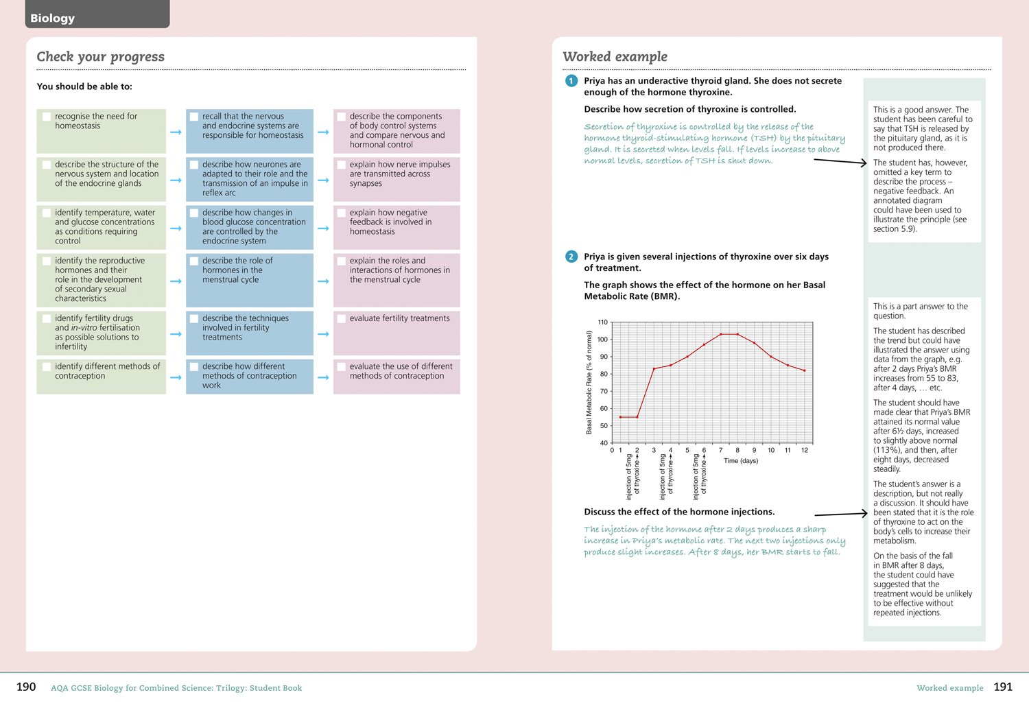 AQA GCSE Biology for Combined Science: Trilogy 9-1 Student Book