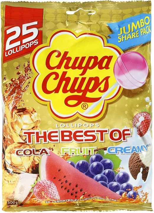 Chupa Chups Assorted Mega Lollipops, 6 Ct / 4.2 Oz - King Soopers