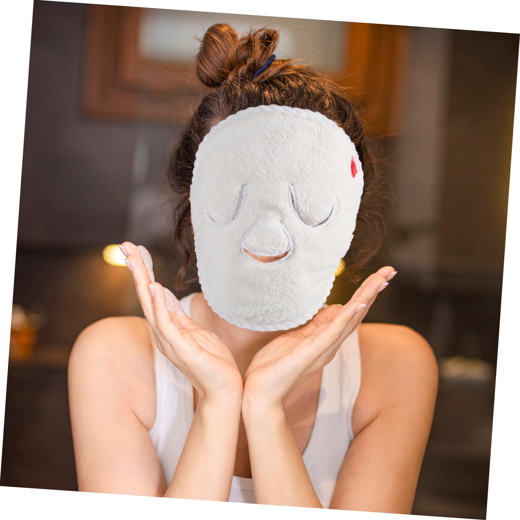 DOITOOL Gesichtshandtuchmaske 10 Gesichtshandtücher Wiederverwendbar 25 Cm Für Gesichtsdampfer 9. 82 Heiße Kalte Schönheit 25 5 Cm