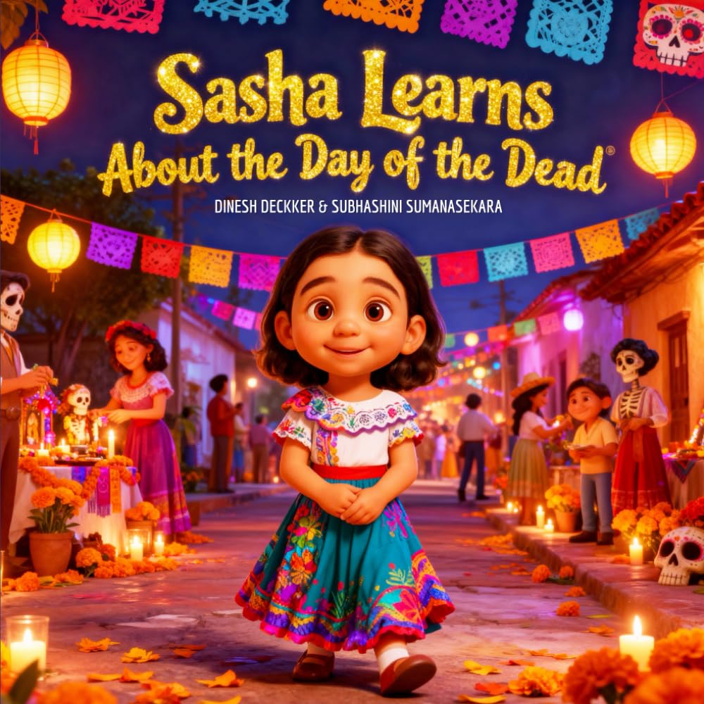 Sasha Learns About the Day of the Dead (Día de los Muertos): Educational Children Story: 11 (Sasha Explores World Cultures & Festivals)