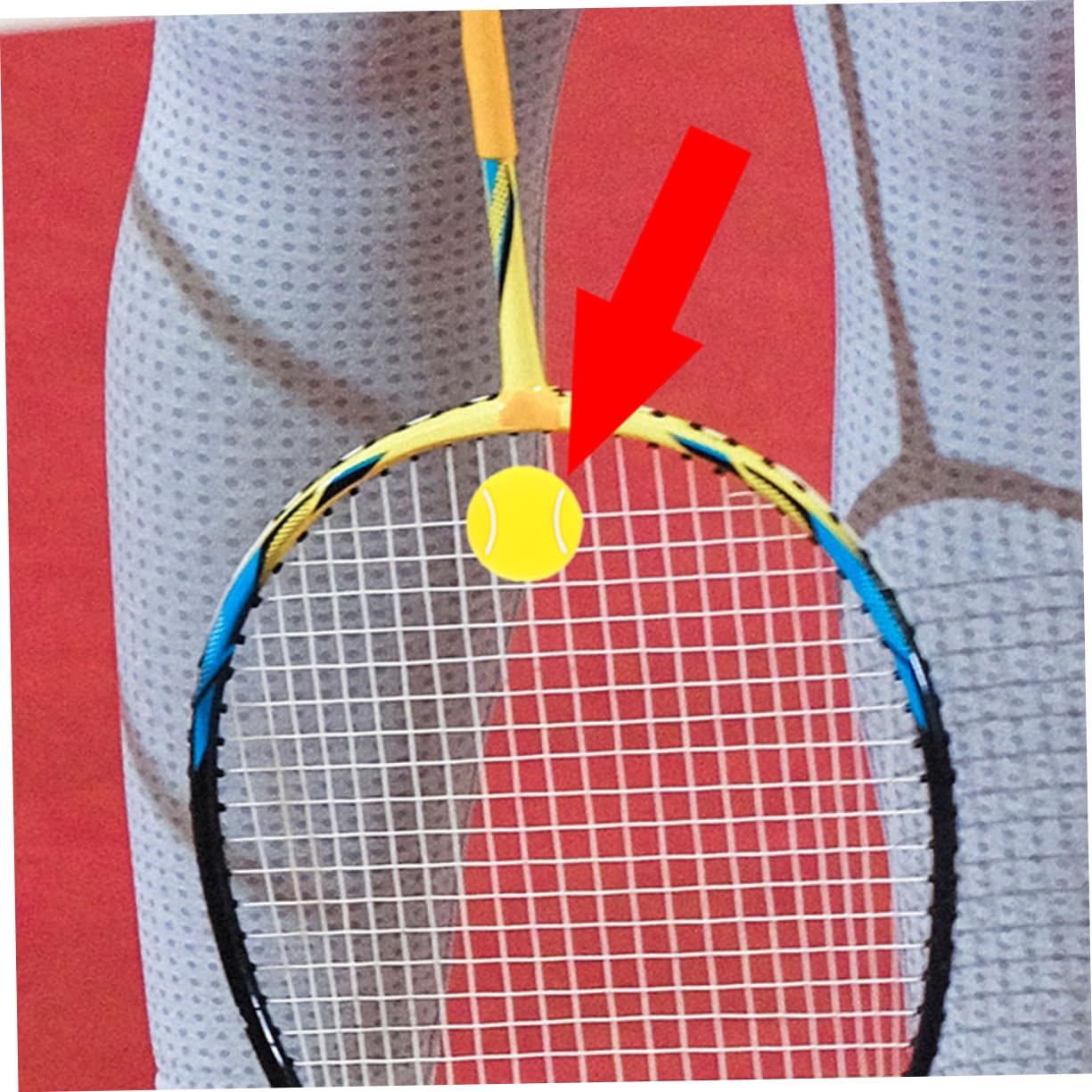 HANABASS Schläger Tennis Schläger Tennis Dämpfer Tennis Vibrationsdämpfer Tennis Gel Tennis Zubehör Dämpfer Dämpfer Tennis Tiny Shocks Absorber Silicon Silica Gel