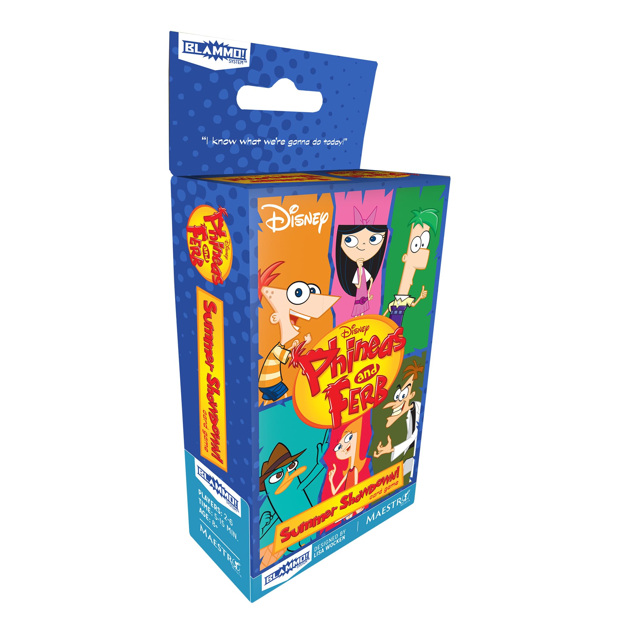 Maestro Media Ventures | Phineas And Ferb Summer Showdown | Competitive Family Card Game | 2-6 Players | 5-15 Min