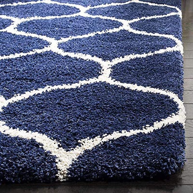 Image of Modern Fluffy Silky Micro Fiber Polyster Carpet /Runner for Bedroom, Study Room, Playing Room, Guest Room ETC 18x48 Inch- C-23