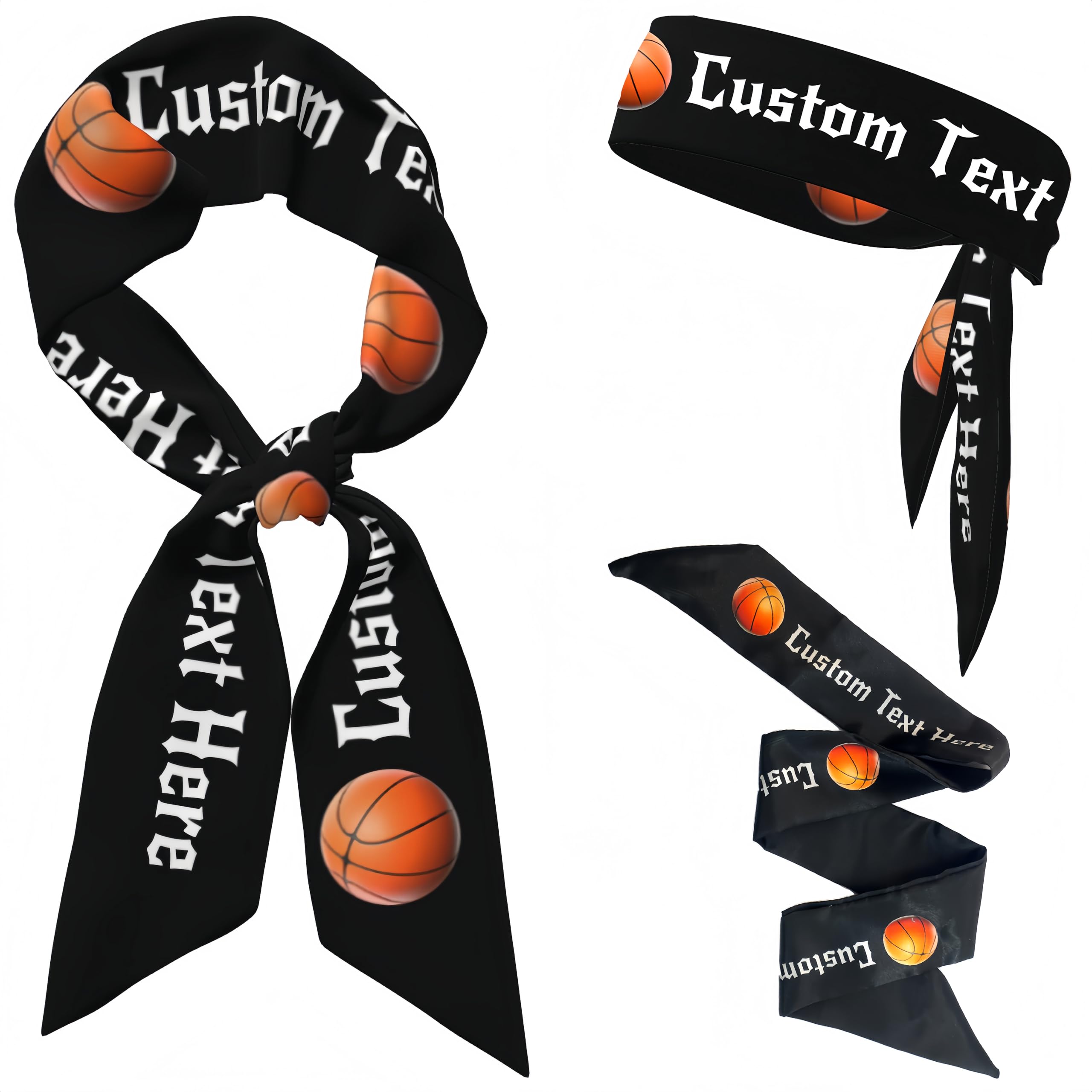 T r e n d i n g ? Headband Wristband Scarf Amazon.com : FULZTEY Black Headbands for Women Elastic  main image 2