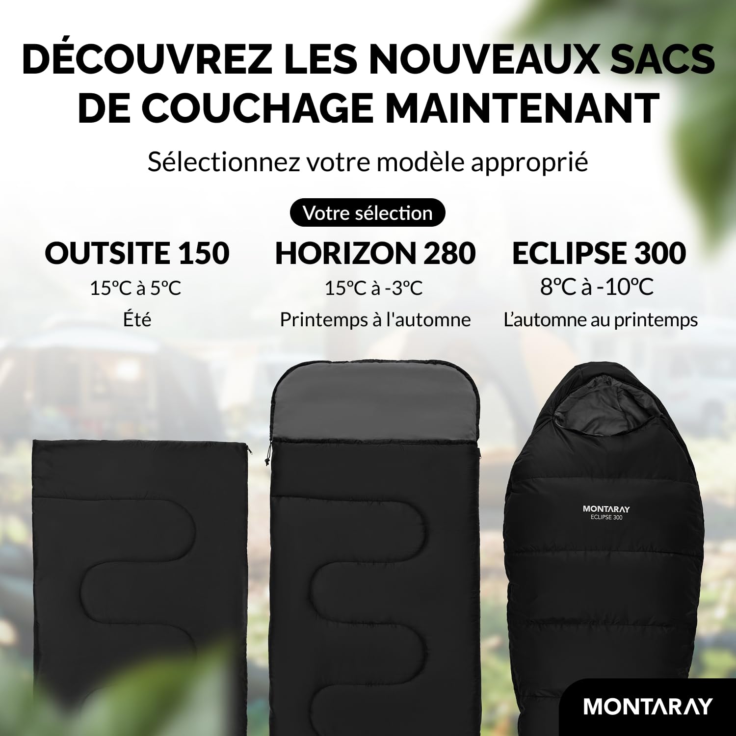 Sac de Couchage Couverture 3-4 Saisons, Sac de Couchage d'extérieur pour Camping avec Coussin, Sac de Couchage Douillet et Chaud, avec ou sans Capuche, pour Adultes, Sac de Couchage d'été