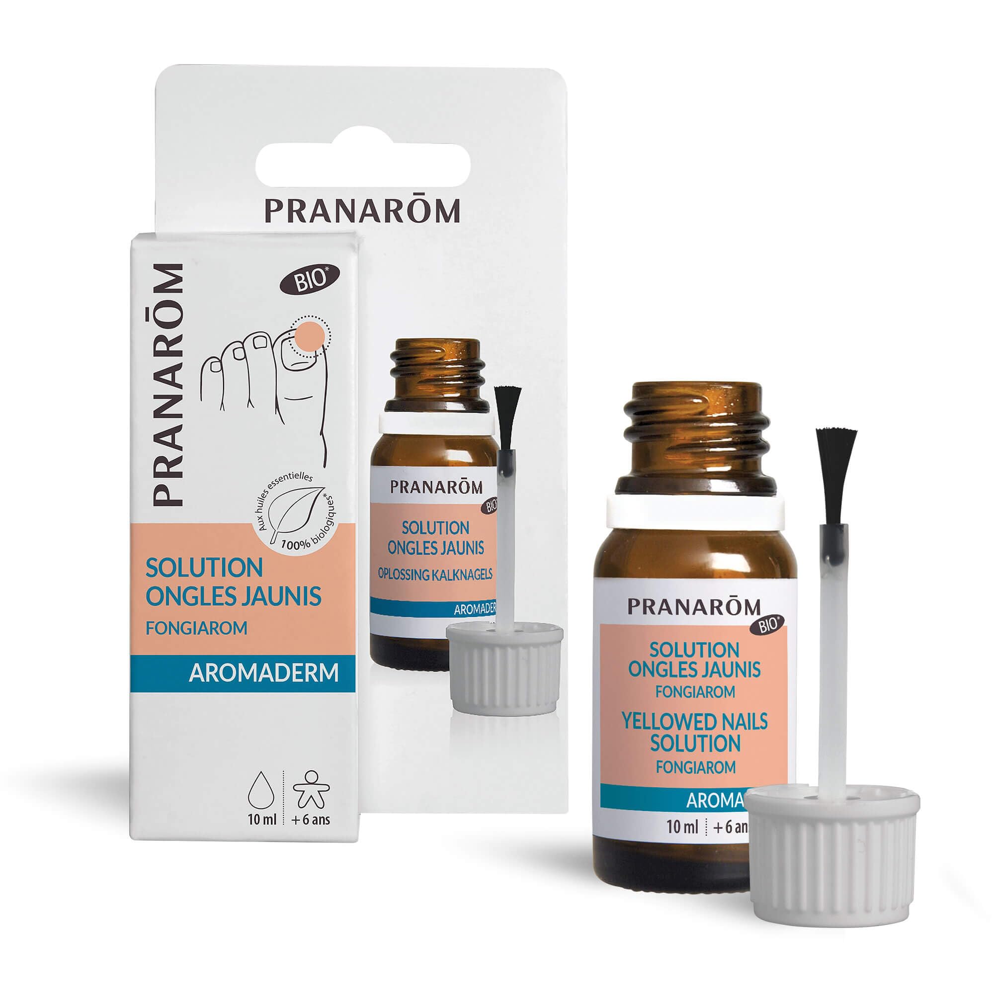 Pranarôm Organic Lotion Aromaderm Nail jaunis Eco