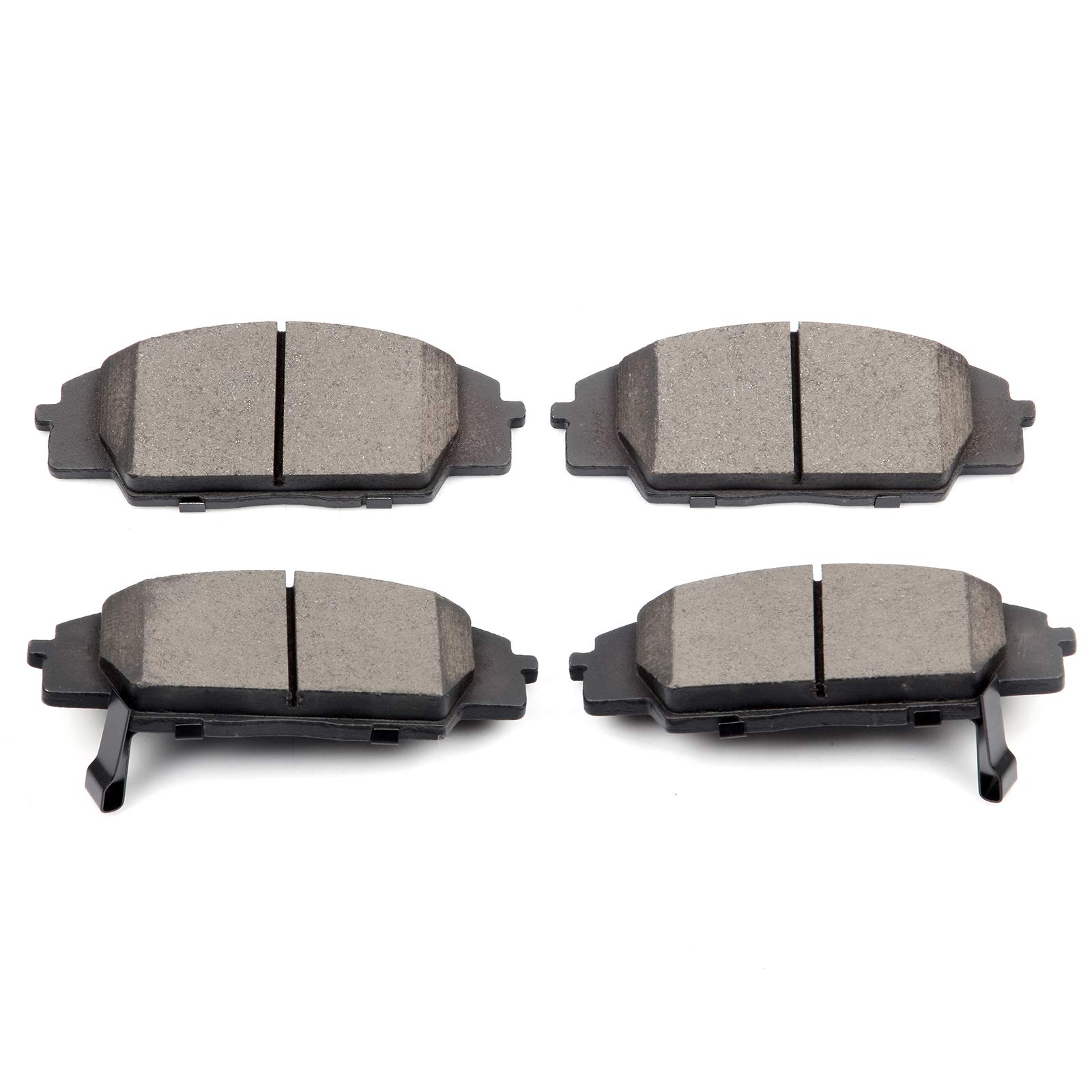 cciyu D829 Front Ceramic Brake Pads Kits 4pcs fit For 2007-2010 For Acura CSX,2002-2006 For Acura RSX,2006-2011 For Honda Civic,2000-2009 For Honda S2000