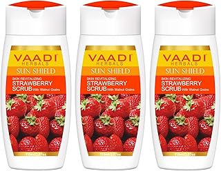 Vaadi Herbals Jabón facial exfoliante de fres...