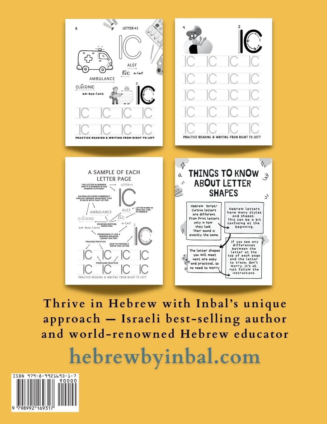 Hebrew 2 Workbook: Learn to Write the Hebrew Cursive Script Alphabet - for Kids and Adults - B&W Interior (Learn Hebrew Reading and Writing Series)