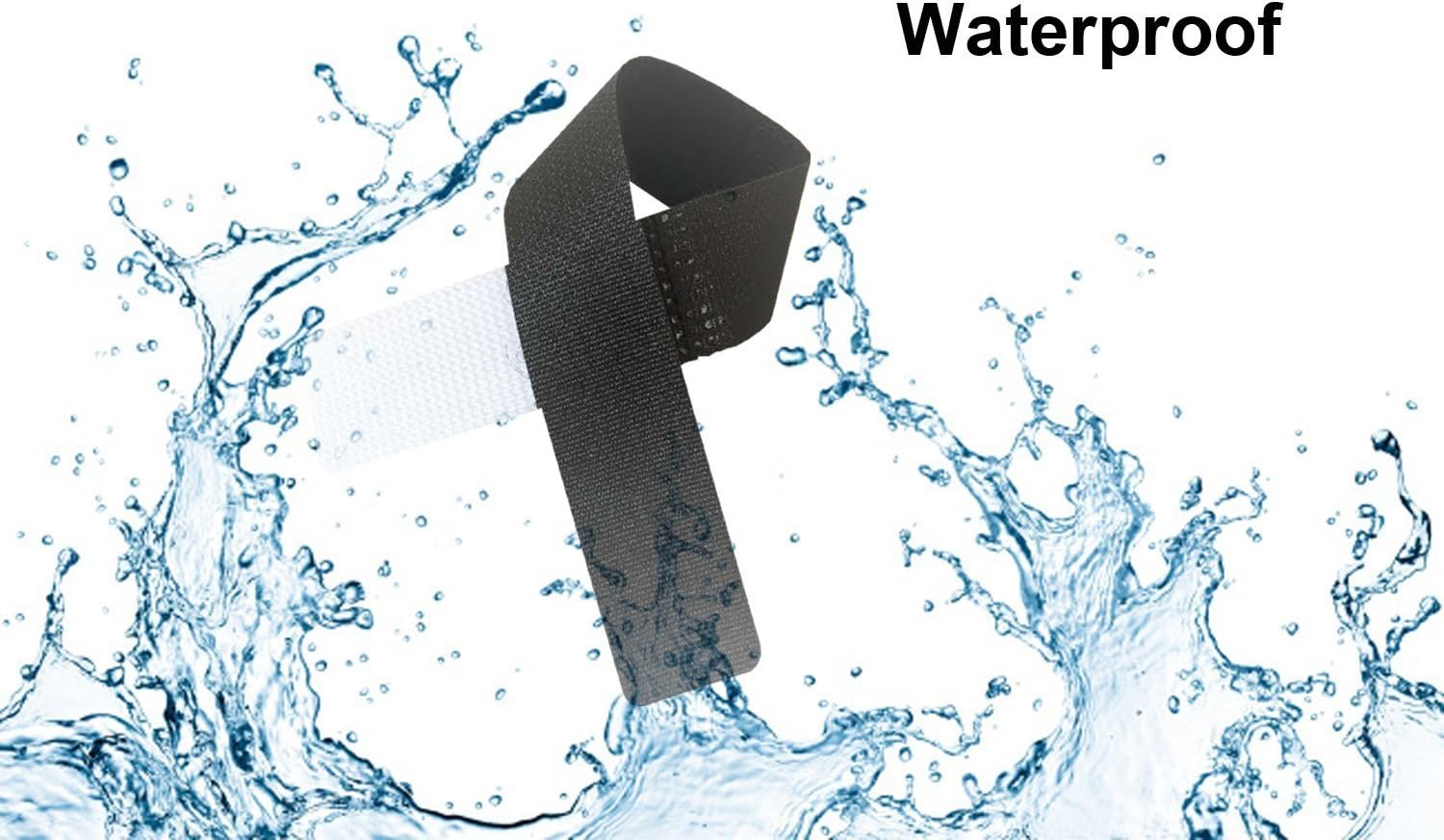Mr-Label Unique Writable Cable Ties - Reusable Fastening Cable Straps - Identify Quickly Cable Labels - for Cord Management (20 Pcs Fastener)