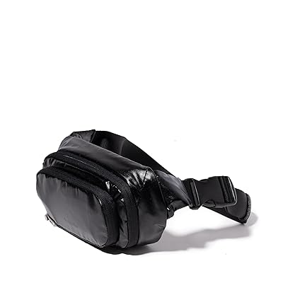 Baggallini On The Go Belt Bag Waist Pack Bags Black Gloss Ripstop