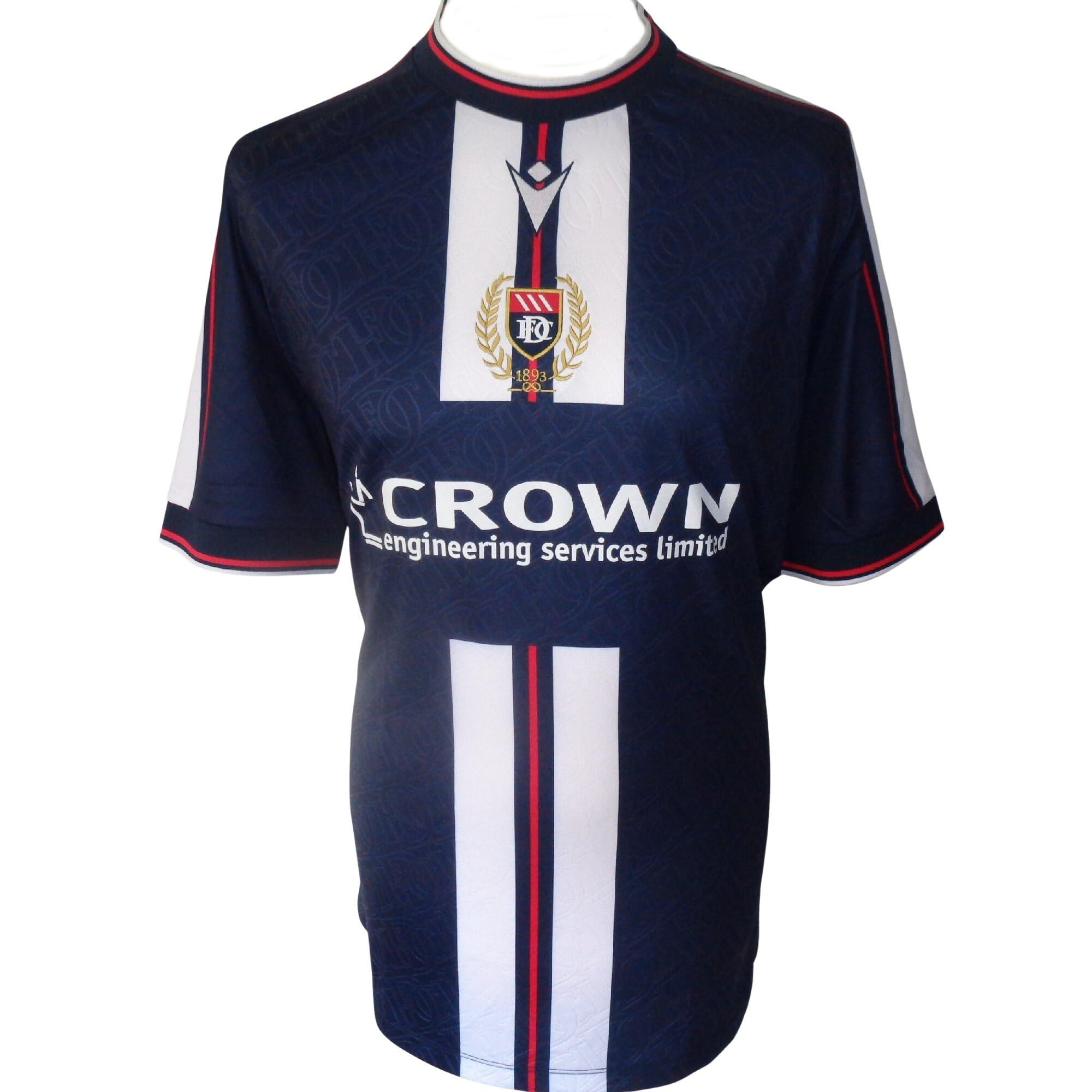 Macron Men's Blue Dundee Fc Home Football Shirt Jersey 2025-2026 (Uk, Alpha, Xxl, Regular, Regular)