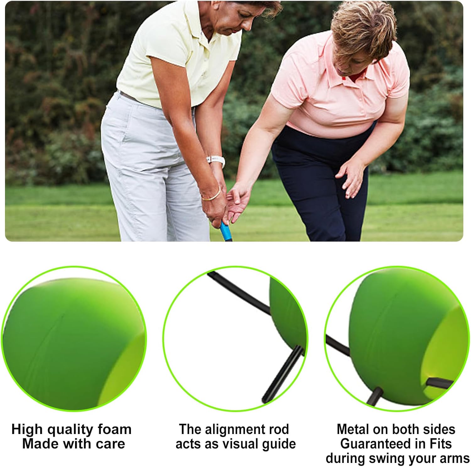 Golfs Swing Connecting Balls Corrector for Training Arm Postures Corrector Trainer Golf Swing Trainer