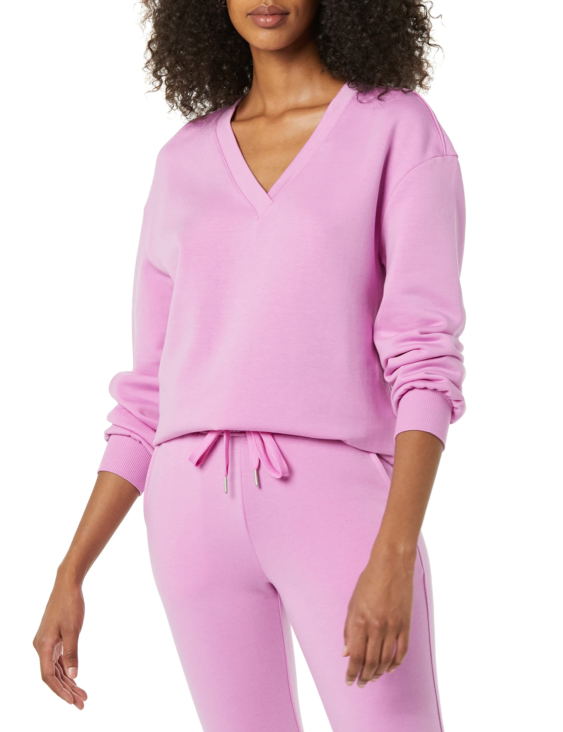 Amazon Aware Felpa in pile dalla vestibilità comoda con scollo a V (disponibile in taglie forti) Donna