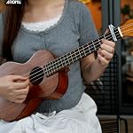 Aroma Ukulele Capo for 4 Strings Soprano Concert Baritone Ukulele and Mandolin Professional Quick Release