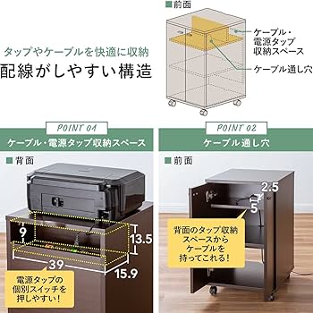 ふぁきんさん専用｜ダイスタワー｜相談用 楽天市場】電話台 FAX台 でんわ台 ファクス台 完成品 コード穴付