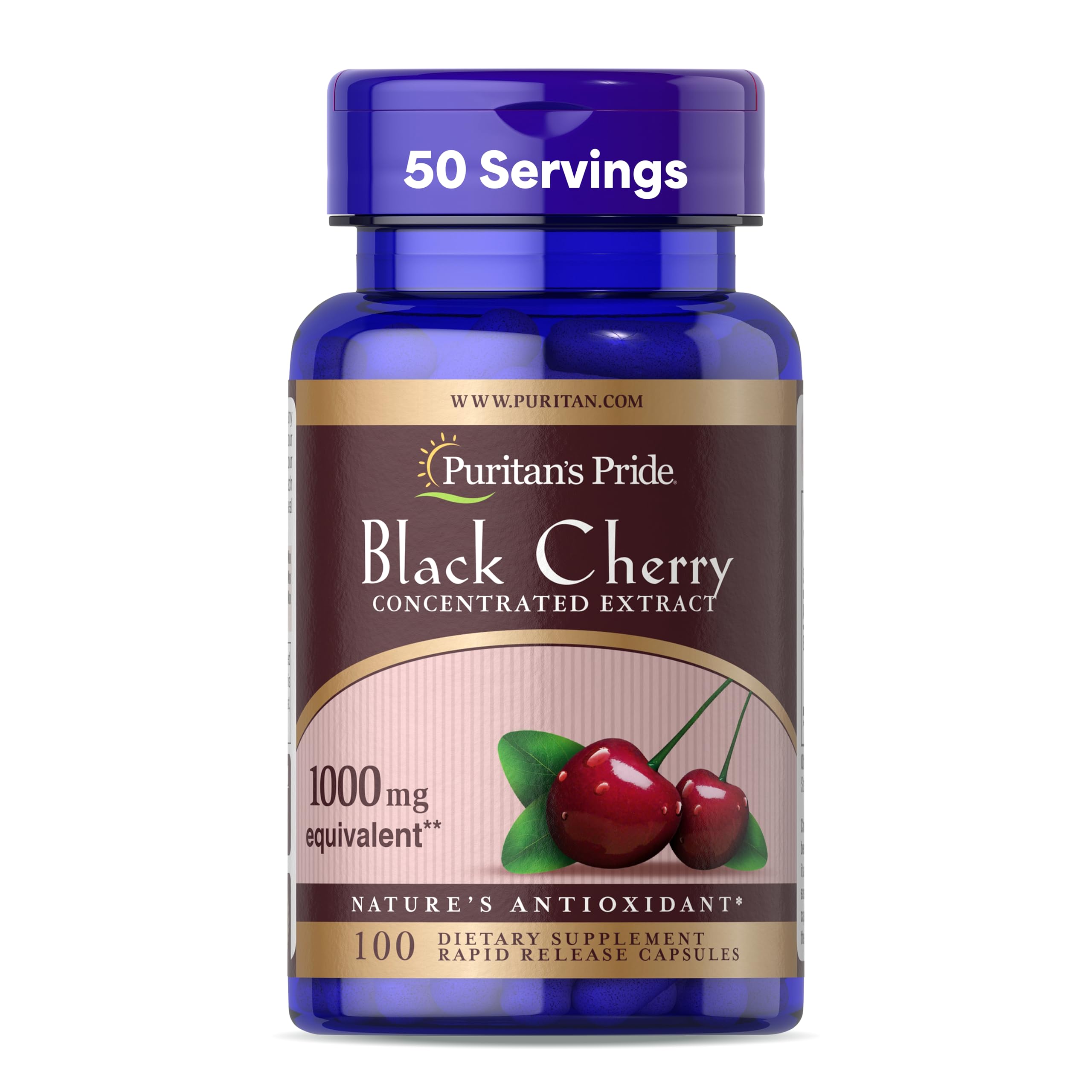 Black Cherry 1000 mg-100 Capsules