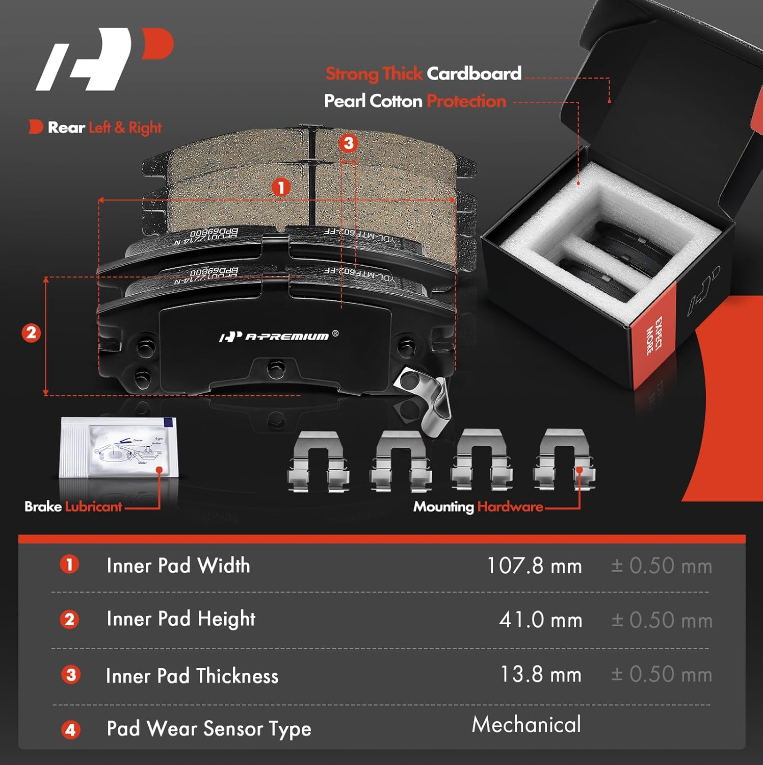 A-Premium Front and Rear Drilled and Slotted Disc Brake Rotors + Ceramic Pads Kit Compatible with Select Chevrolet & Oldsmobile Models - Impala 2000-2005, Monte Carlo 2000-2005, Intrigue, 12-PC Set