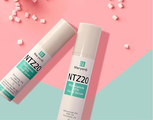 Miniatura 7 de Suero facial de niacinamida al 20% con zinc PCA 2% y ácido tranexámico 2%, suero de control de aceite minimizador de poros para todo tipo de piel,